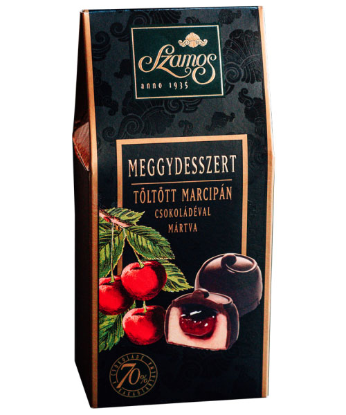 Marzipan- cherry bonbon