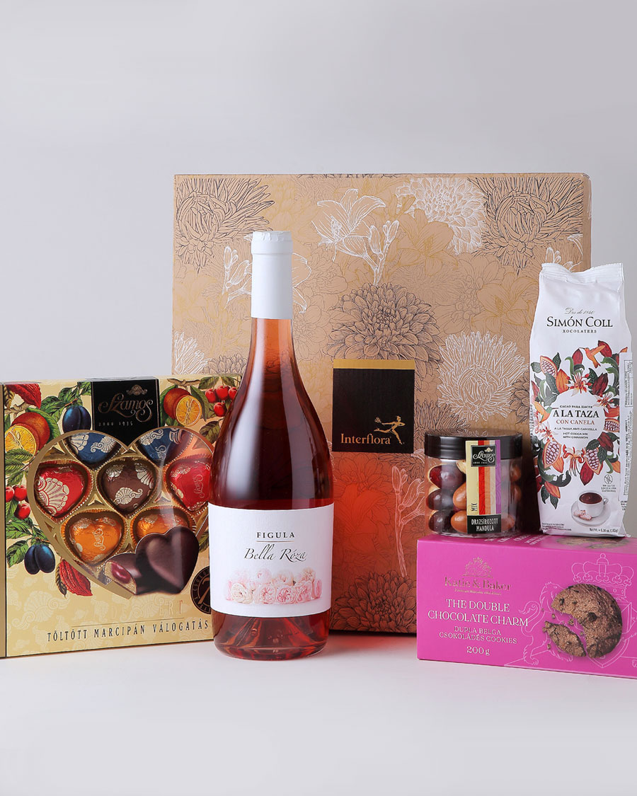 Gift box with Figula rosé wine