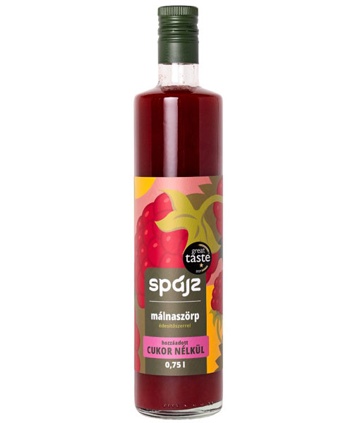 Spájz málnaszörp - cukormentes
