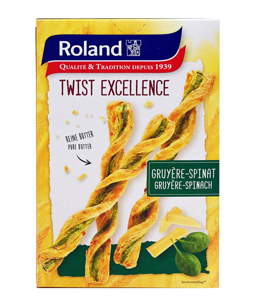 Roland Gruyére sajtos-spenótos rudacskák 100 g