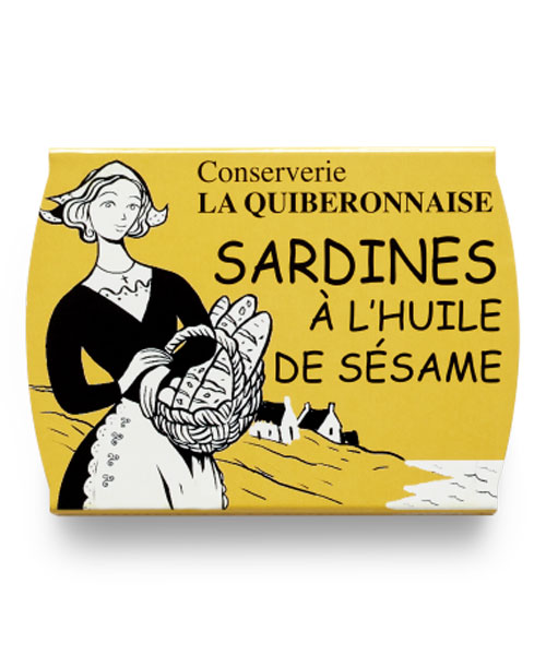 Conserverie La Quiberonnaise szardínia szezámolajban 115 g