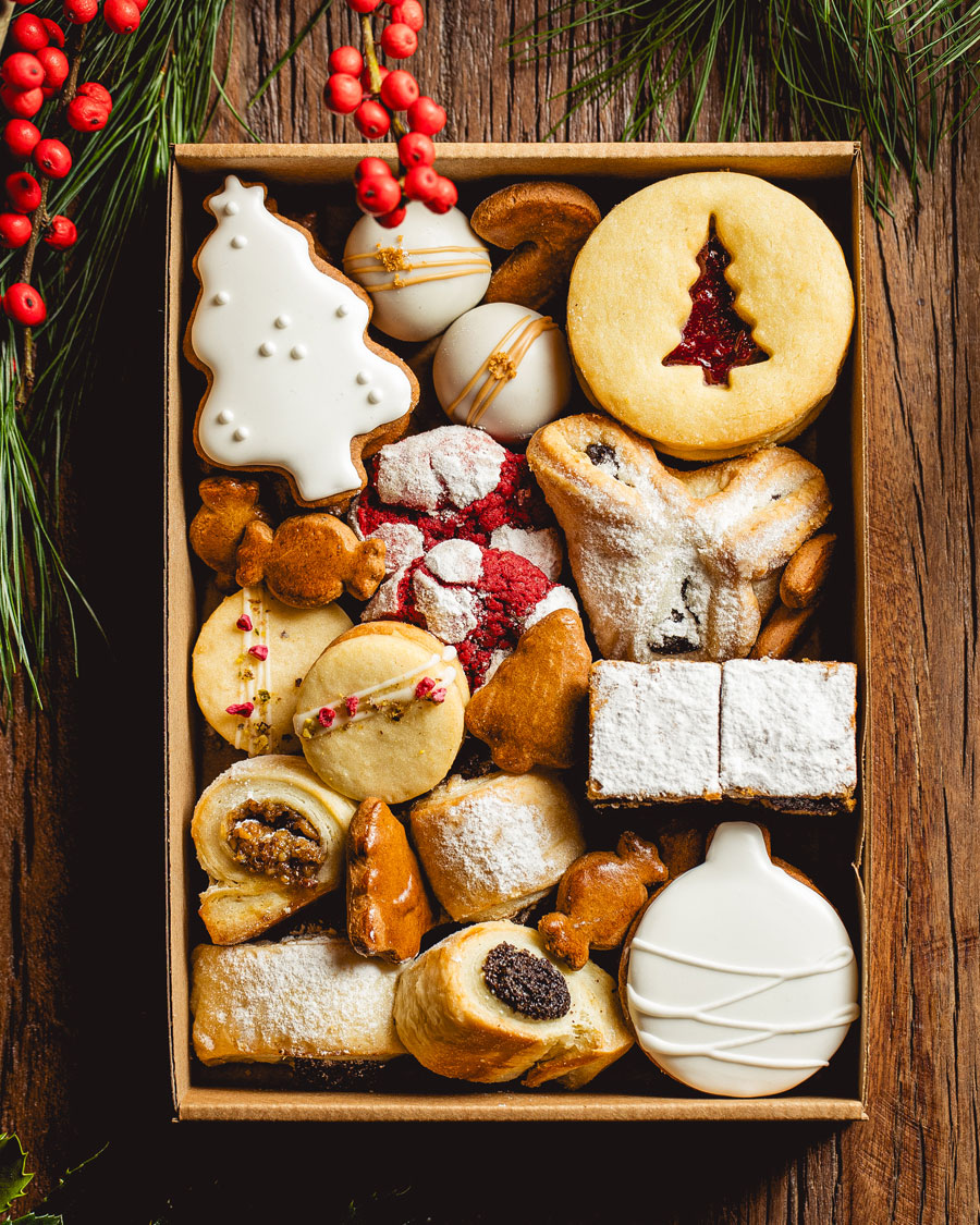 Christmas cookie selection