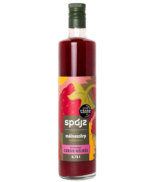 Spájz málnaszörp - cukormentes