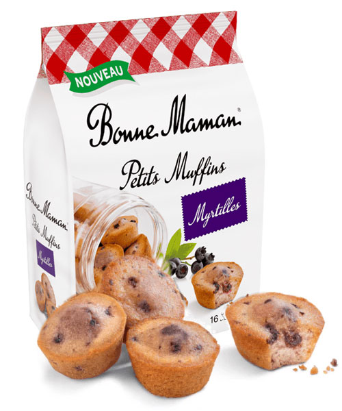 Bonne Maman blueberry muffins. 235 g