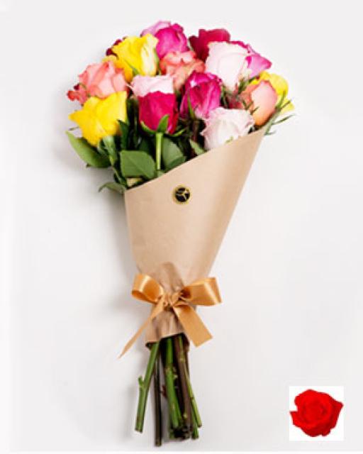 WHOLESALE - TALLINN/TARTU RED ROSES IN BOUQUET. Choose the amount(min. quantity 10 bouquets)