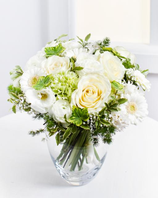 Romantic Bouquet in White Colours